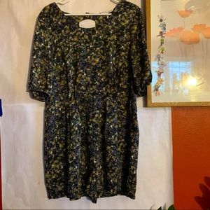 NWT UK Style by French Connection floral romper with pockets